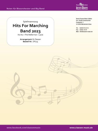Hits For Marching Band 2023 Spielmannszug